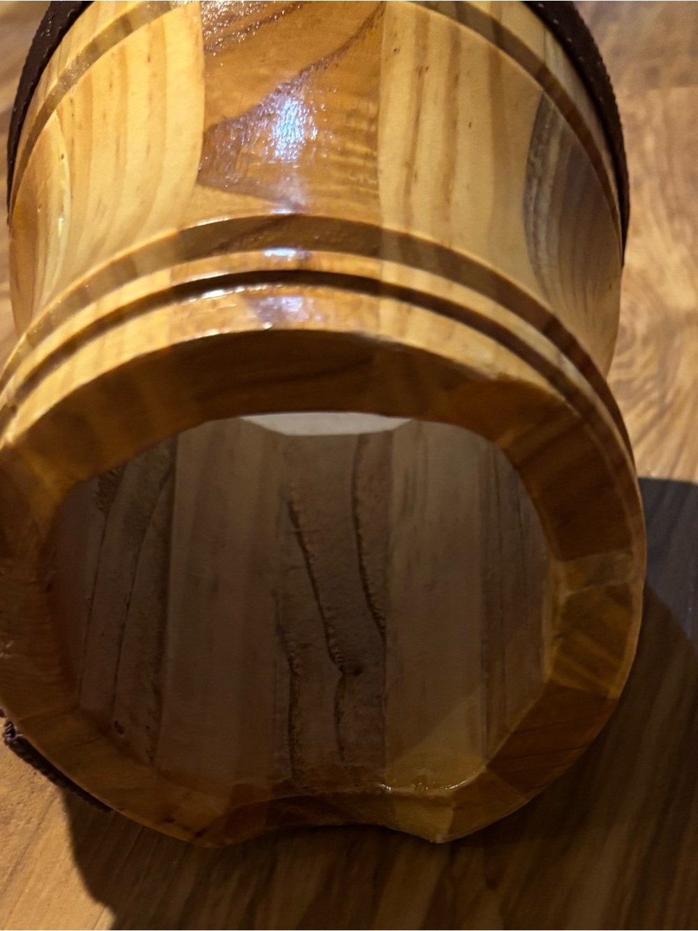 Kids Wooden Hand Drum - Picture 2 of 3